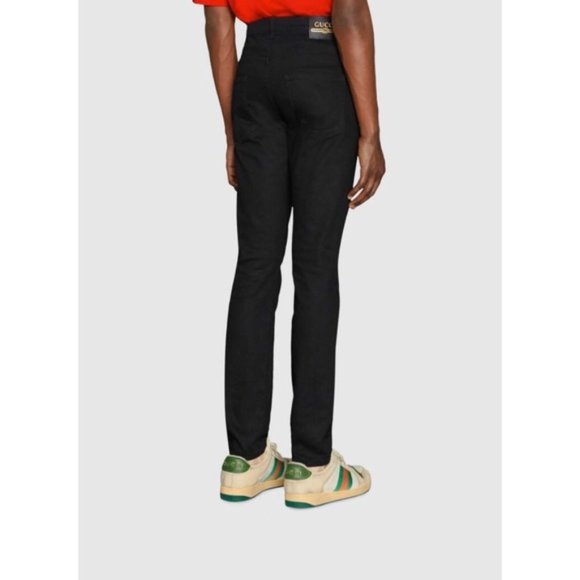 Gucci Other - Gucci Black Denim Skinny Pant Jeans 32